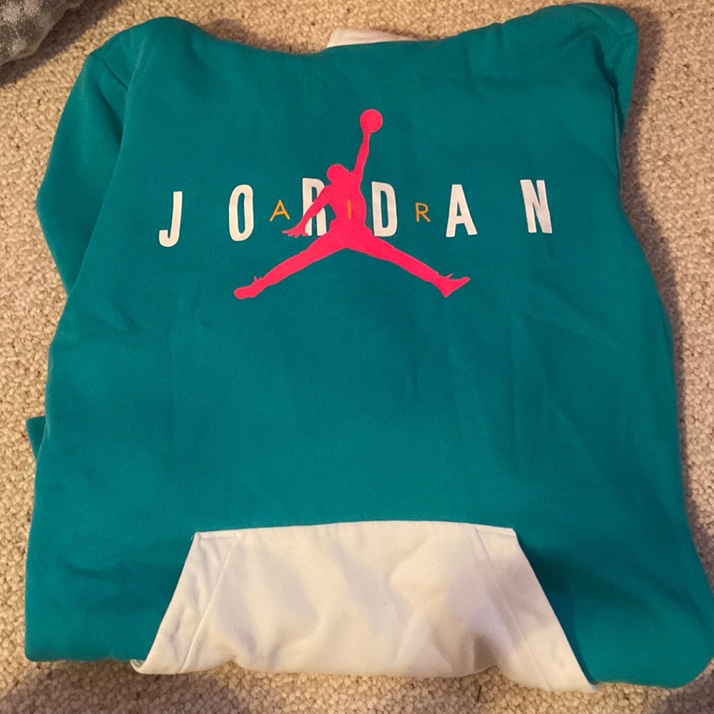 Nike Jordan teal hoodie